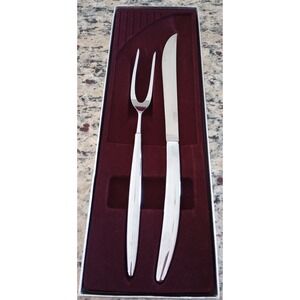 VTG Carvel Hall Stainless Steel 2 Piece Carving Set Knife and Fork Made in USA